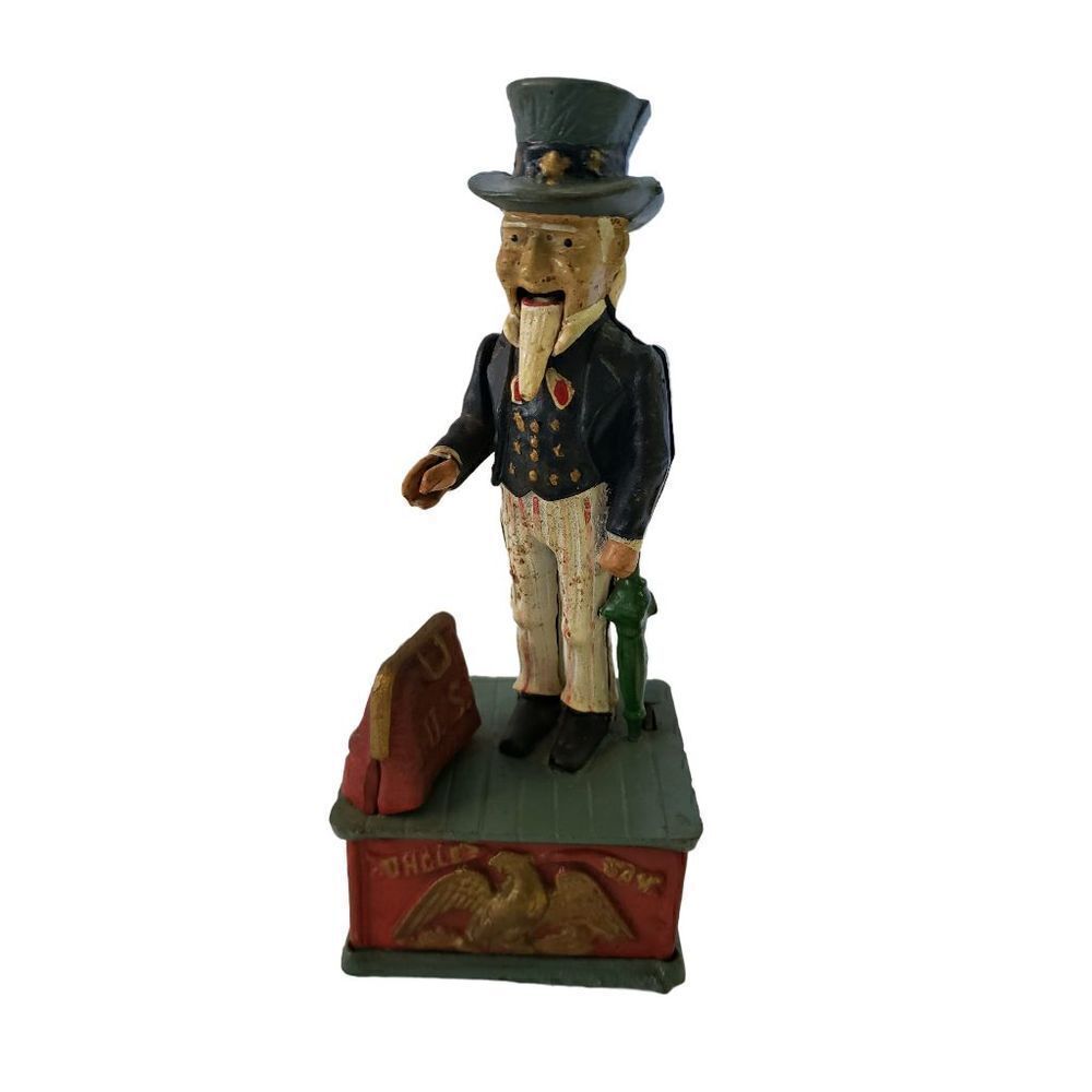 Cast Iron Coin Bank - Picture 2 of 7